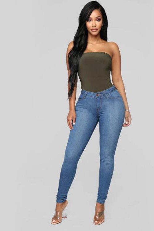 High Waist White Skinny Jeans High Waist White Skinny Jeans