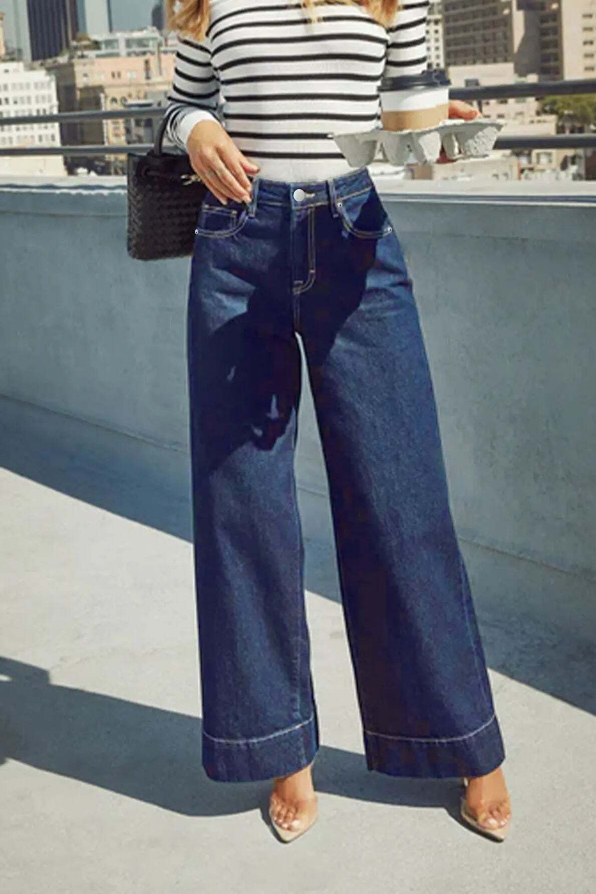 High Waist Wide Leg Jeans High Waist Wide Leg Jeans