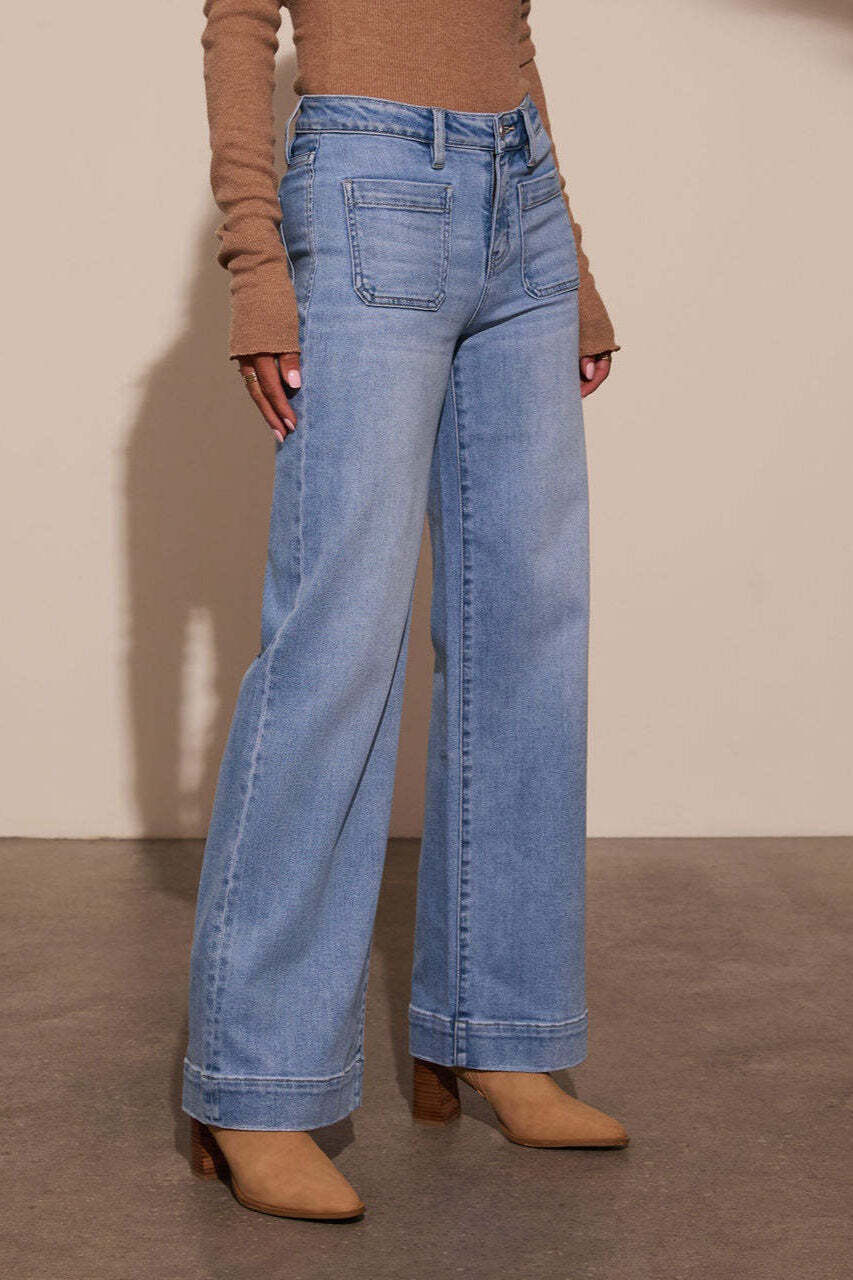 High Waist Wide Leg Vintage Jeans High Waist Wide Leg Vintage Jeans