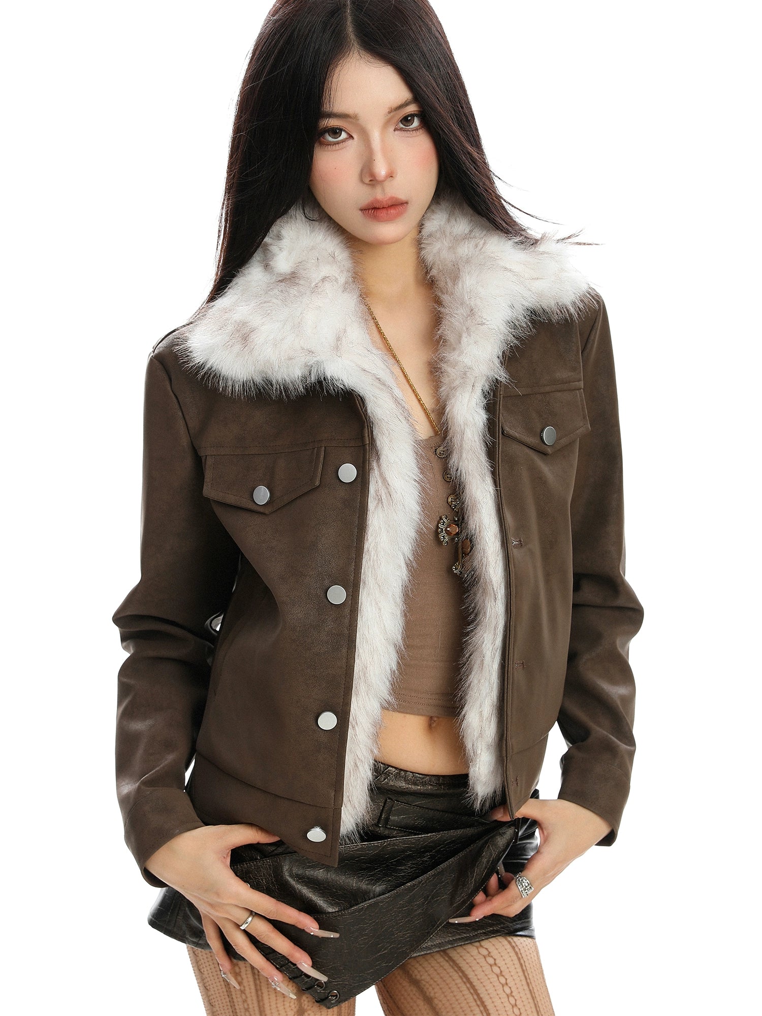 Inner Fleece Suede Jacket Inner Fleece Suede Jacket