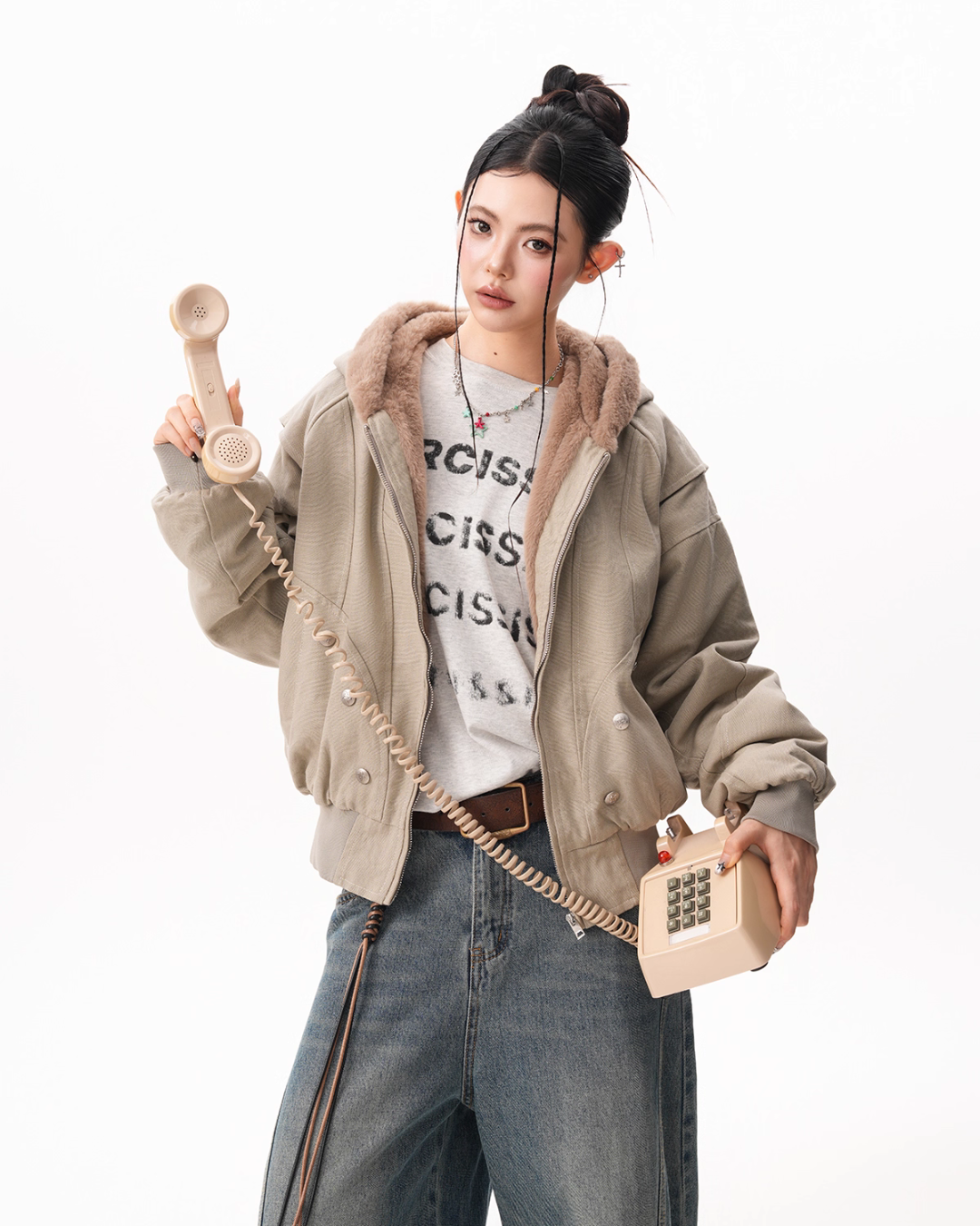 Inner Fleece Zip-up Hoodie Inner Fleece Zip-up Hoodie