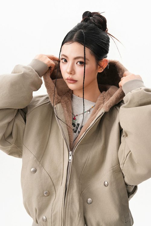 Inner Fleece Zip-up Hoodie