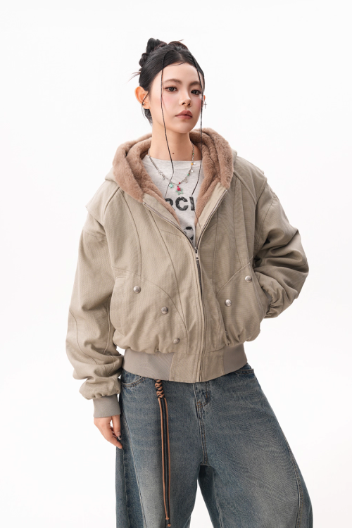 Inner Fleece Zip-up Hoodie