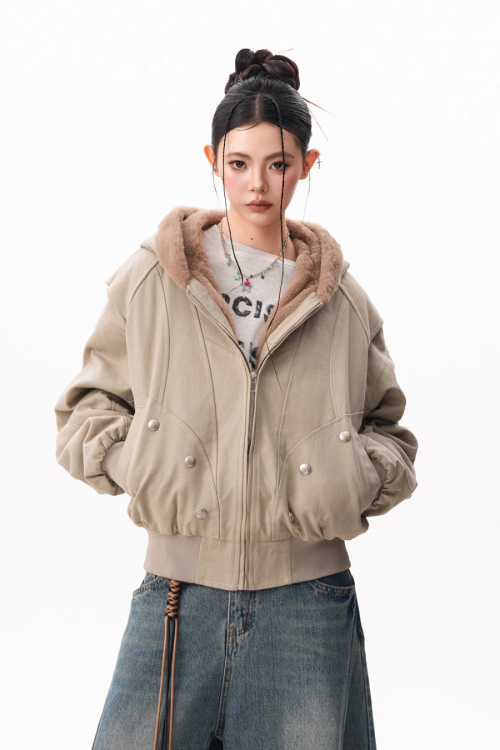 Inner Fleece Zip-up Hoodie