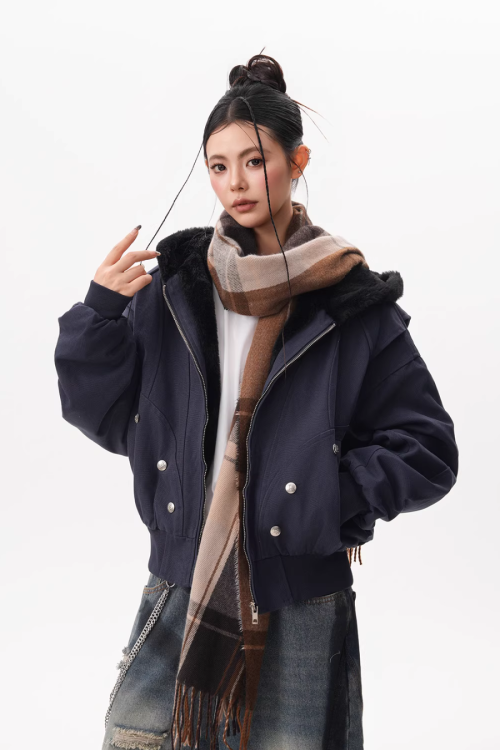 Inner Fleece Zip-up Hoodie