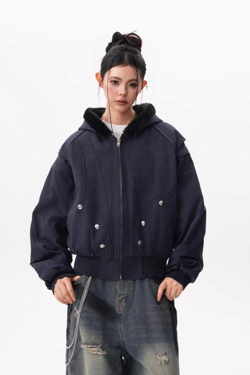 Inner Fleece Zip-up Hoodie