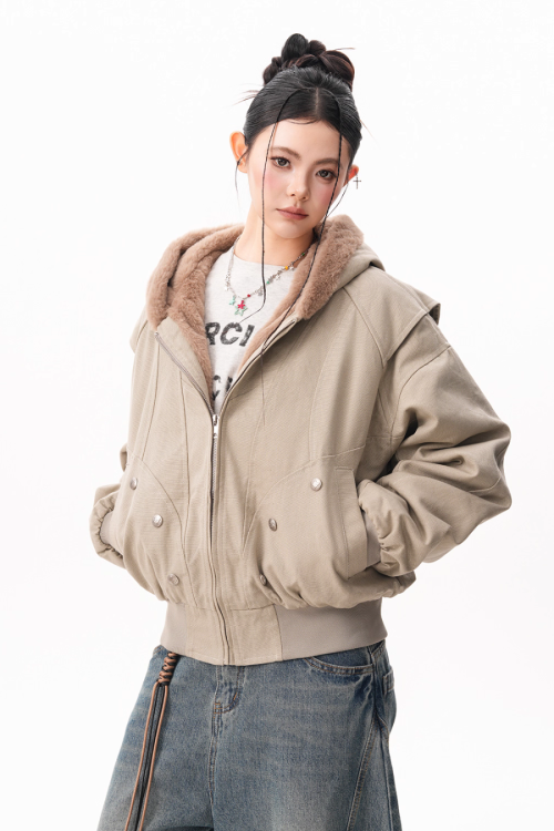 Inner Fleece Zip-up Hoodie