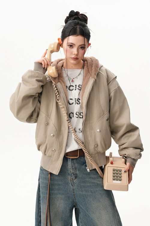 Inner Fleece Zip-up Hoodie