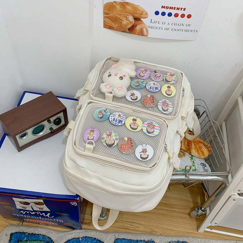 Ita Backpack with Clear Window and Included Insert for Pin Display Ita Backpack with Clear Window and Included Insert for Pin Display