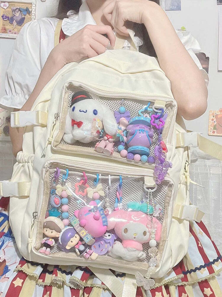 Ita Backpack with Clear Window and Included Insert for Pin Display Ita Backpack with Clear Window and Included Insert for Pin Display