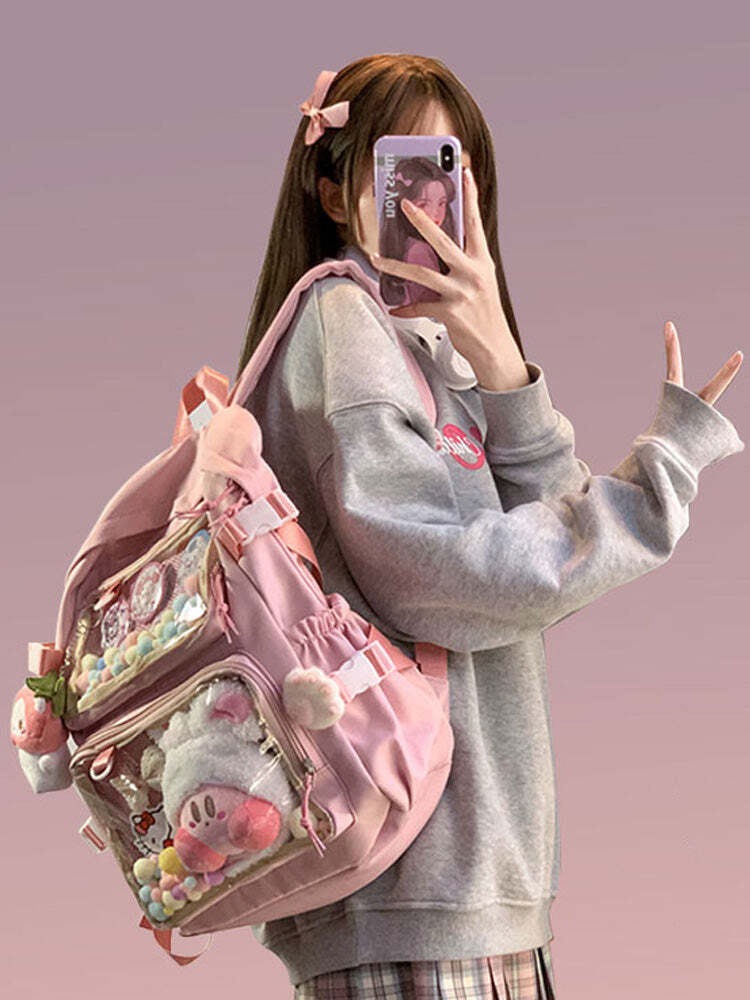 Ita Backpack with Clear Window and Included Insert for Pin Display Ita Backpack with Clear Window and Included Insert for Pin Display