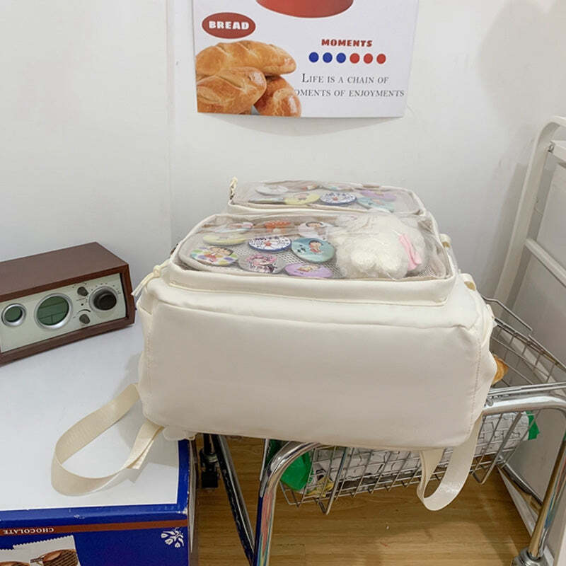 Ita Backpack with Clear Window and Included Insert for Pin Display Ita Backpack with Clear Window and Included Insert for Pin Display