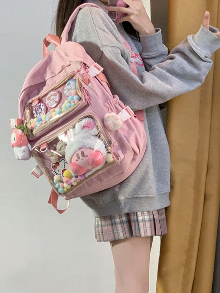 Ita Backpack with Clear Window and Included Insert for Pin Display Ita Backpack with Clear Window and Included Insert for Pin Display