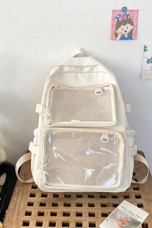 Ita Backpack with Clear Window and Included Insert for Pin Display