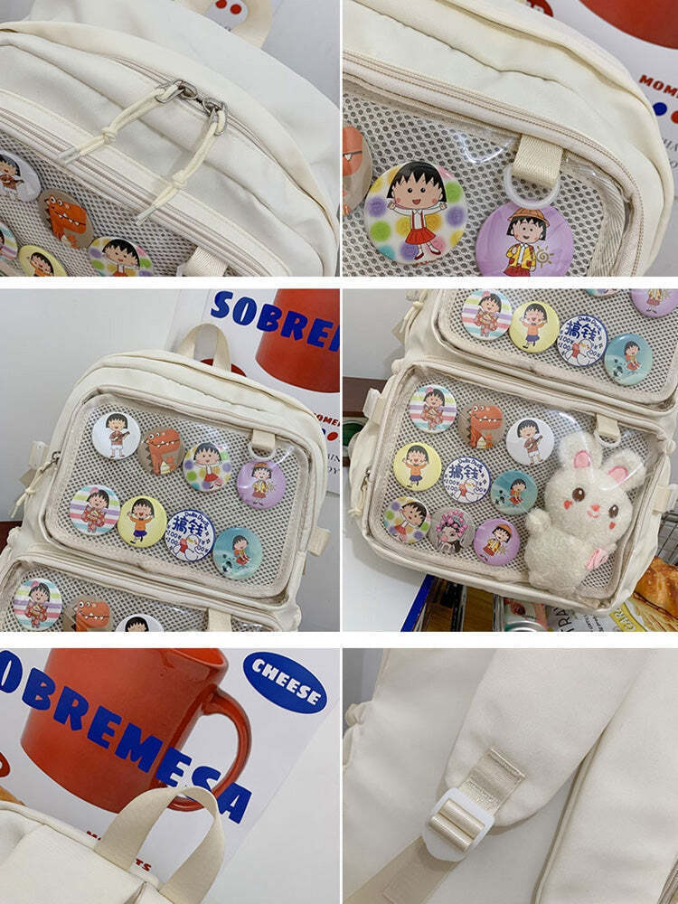 Ita Backpack with Clear Window and Included Insert for Pin Display Ita Backpack with Clear Window and Included Insert for Pin Display