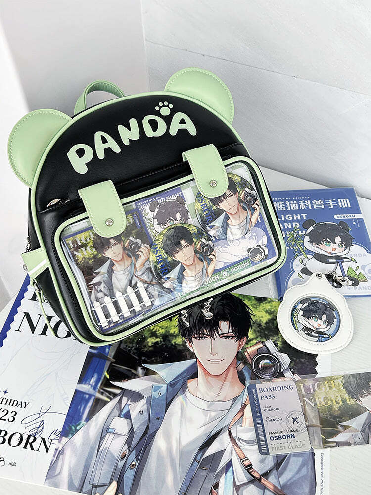 Ita Backpack with Clear Window for Pin Display Ita Backpack with Clear Window for Pin Display