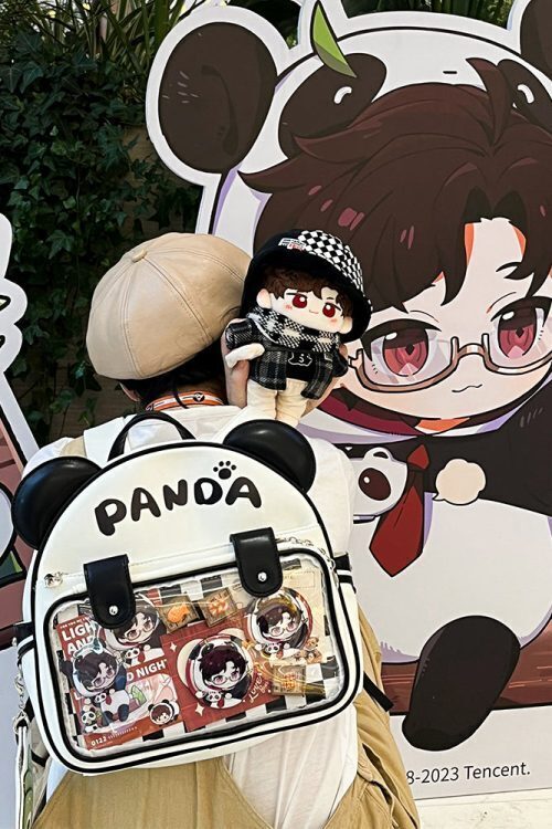 Ita Backpack with Clear Window for Pin Display