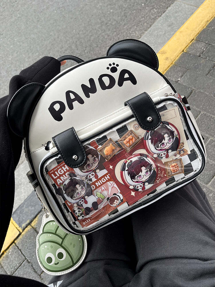 Ita Backpack with Clear Window for Pin Display Ita Backpack with Clear Window for Pin Display