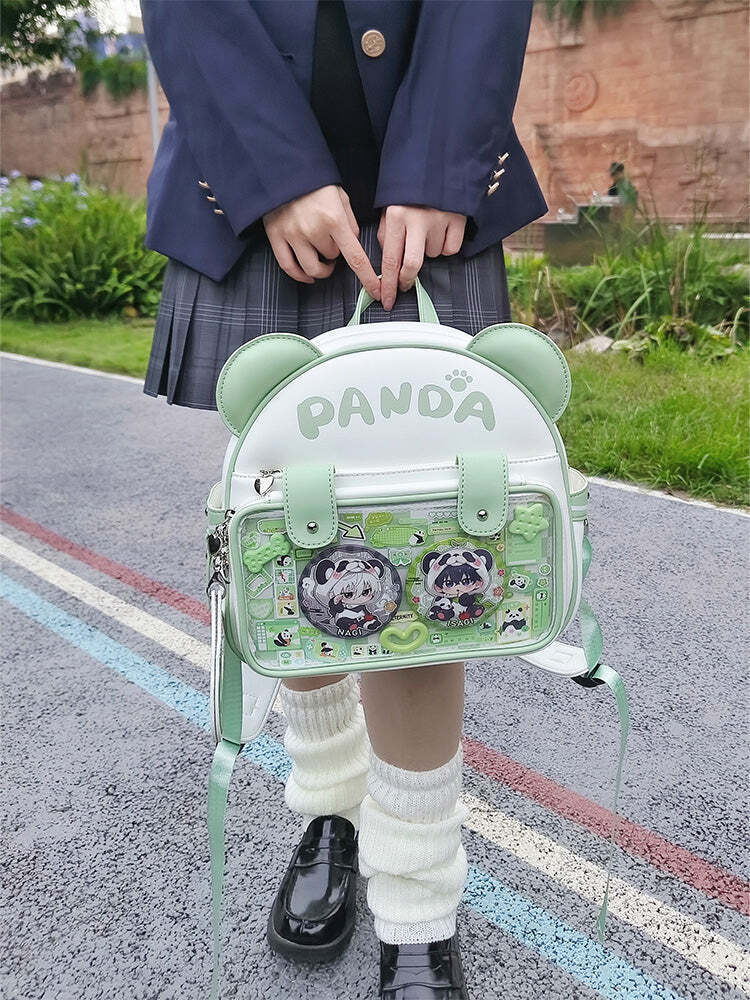 Ita Backpack with Clear Window for Pin Display Ita Backpack with Clear Window for Pin Display