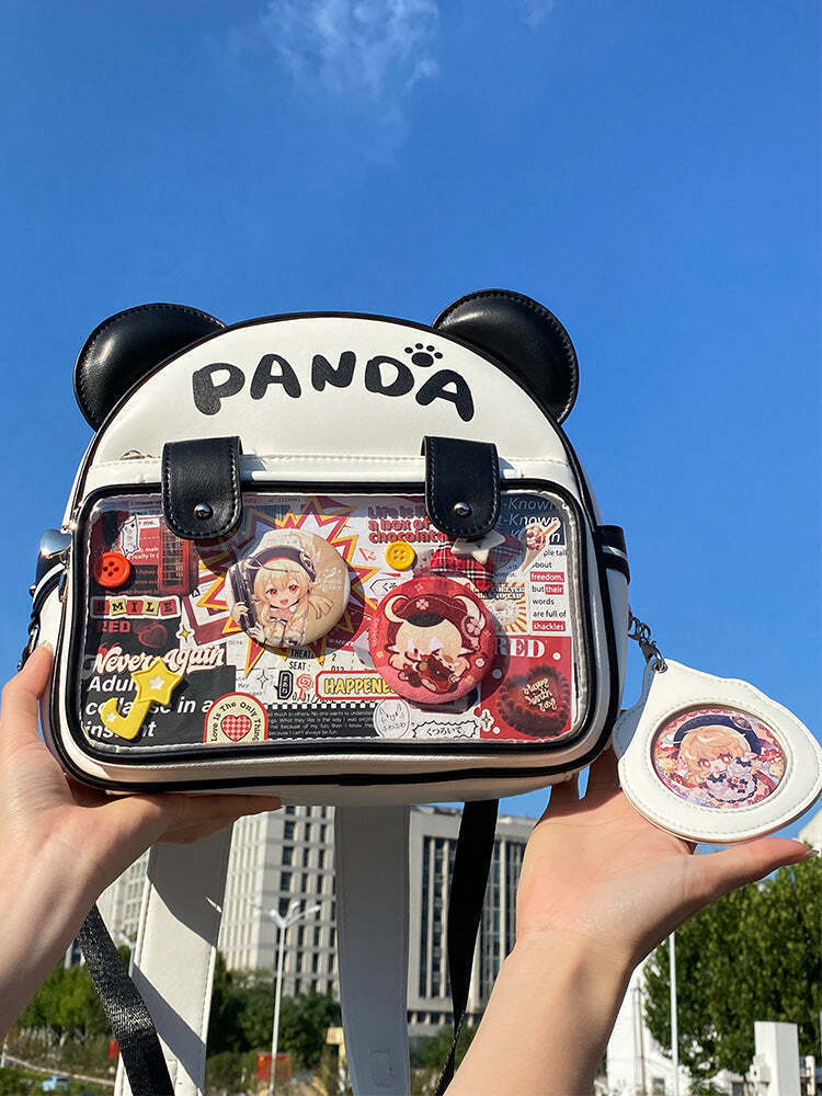 Ita Backpack with Clear Window for Pin Display Ita Backpack with Clear Window for Pin Display