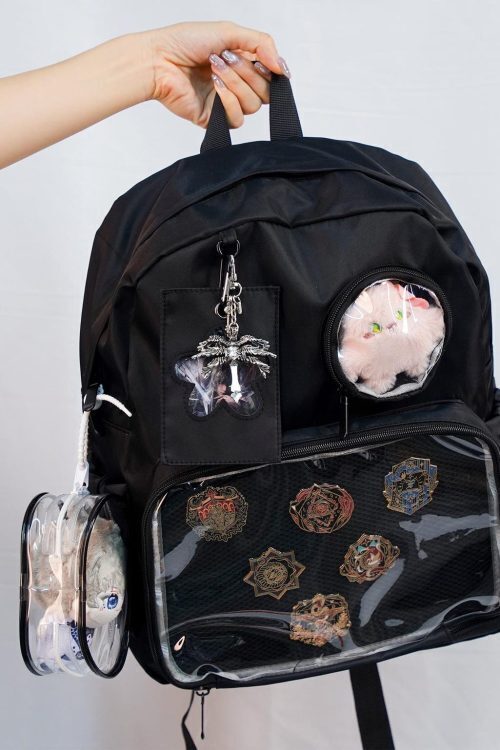 Ita Backpack with Clear Window for Plushies and Pins