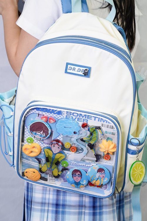 Ita Backpack with Clear Window for Plushies and Pins