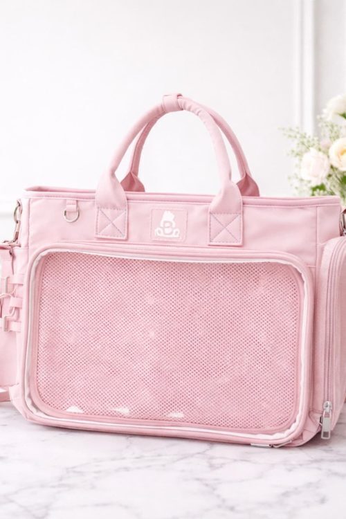 Ita Backpack with Clear Window for Plushies and Pins