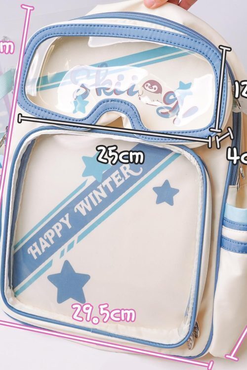 Ita Backpack with Clear Window for Plushies and Pins