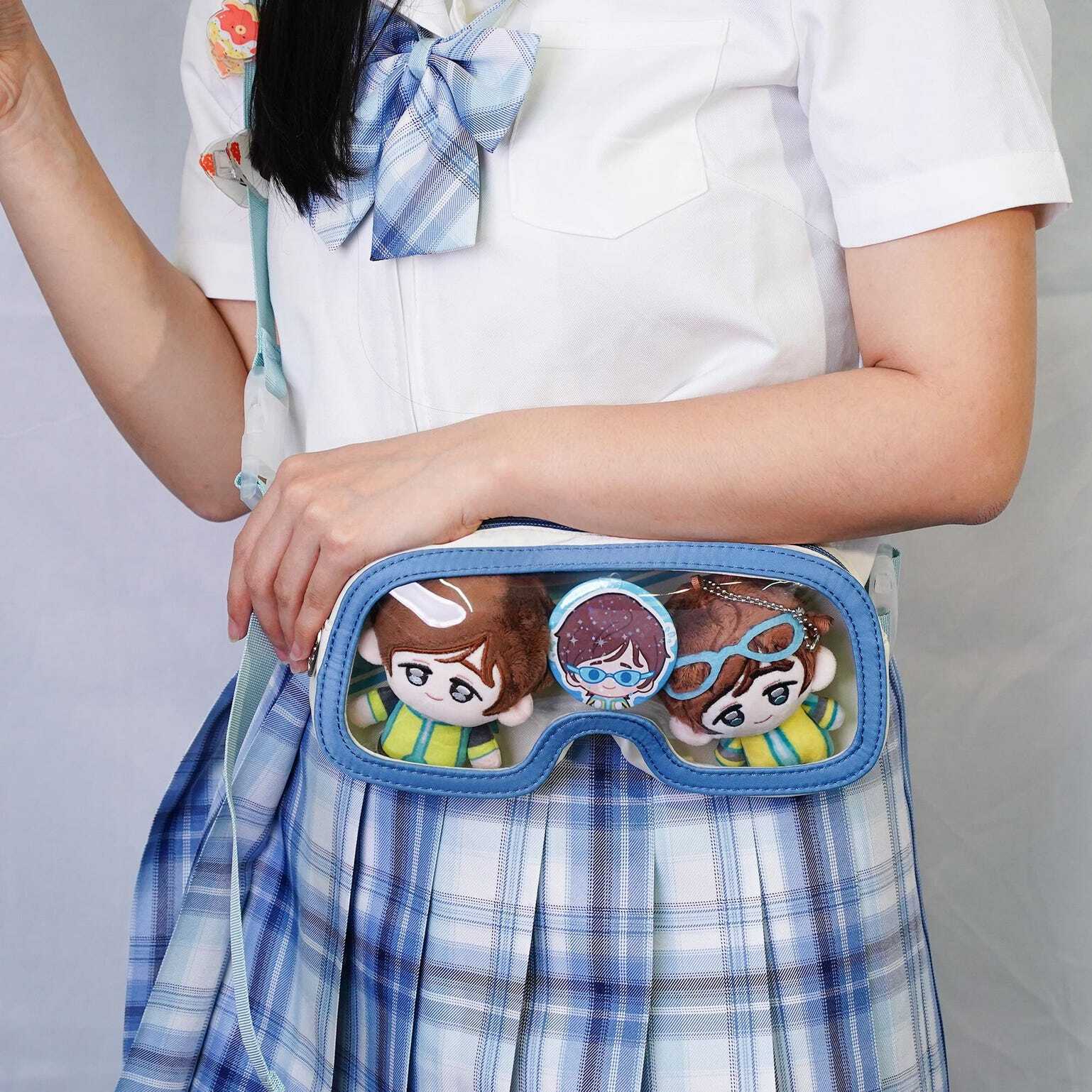 Ita Backpack with Clear Window for Plushies and Pins Ita Backpack with Clear Window for Plushies and Pins