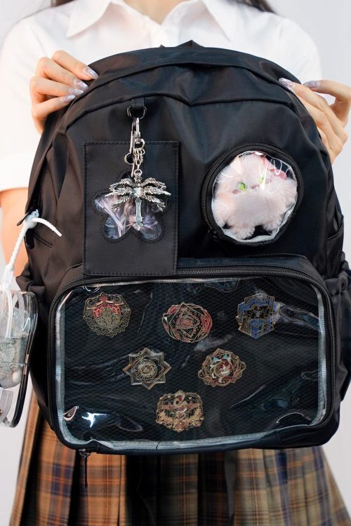 Ita Backpack with Clear Window for Plushies and Pins