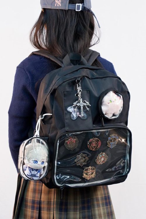Ita Backpack with Clear Window for Plushies and Pins