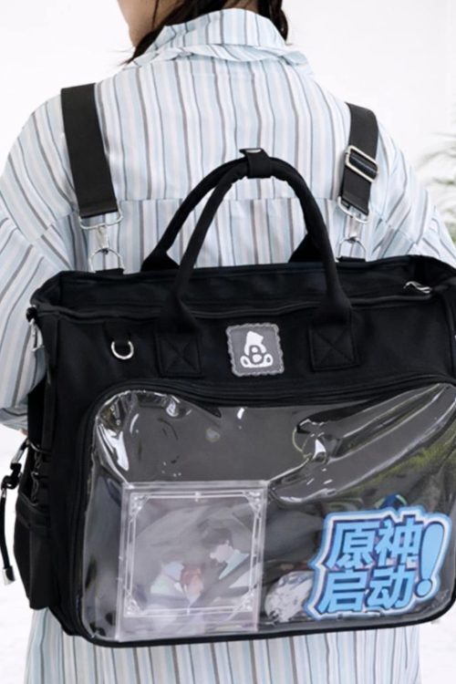 Ita Backpack with Clear Window for Plushies and Pins