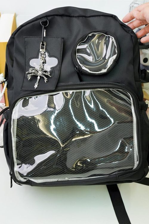 Ita Backpack with Clear Window for Plushies and Pins