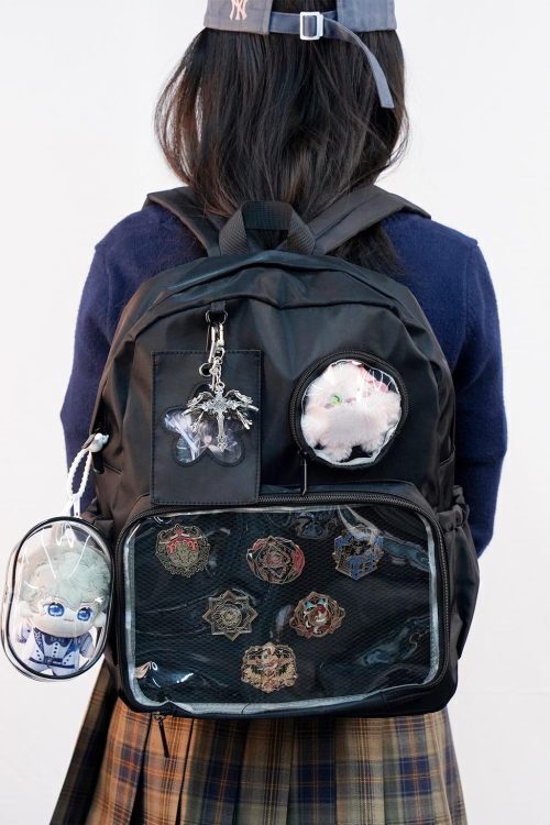 Ita Backpack with Clear Window for Plushies and Pins