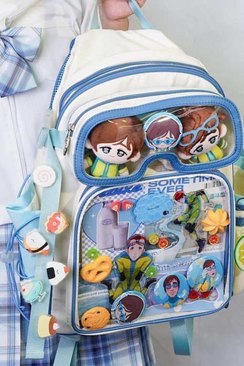 Ita Backpack with Clear Window for Plushies and Pins