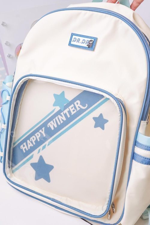 Ita Backpack with Clear Window for Plushies and Pins