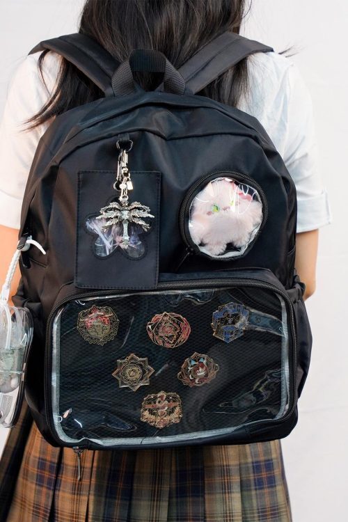Ita Backpack with Clear Window for Plushies and Pins