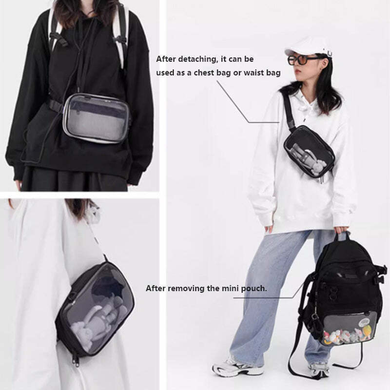 Ita Backpack with Included Insert for Pin Display Ita Backpack with Included Insert for Pin Display