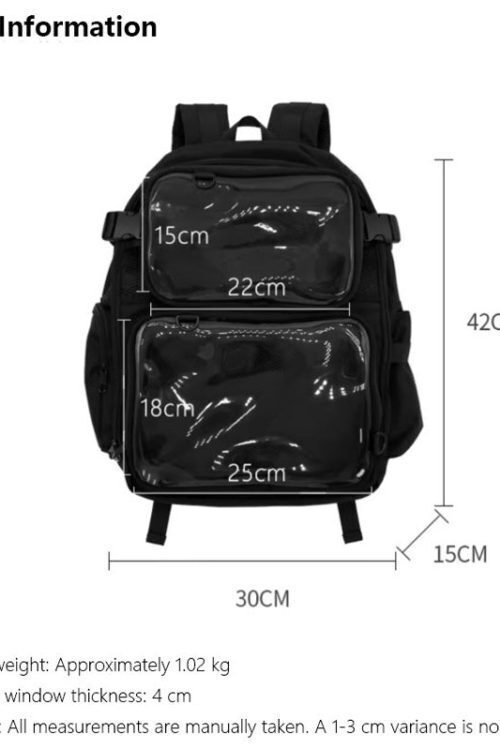 Ita Backpack with Included Insert for Pin Display