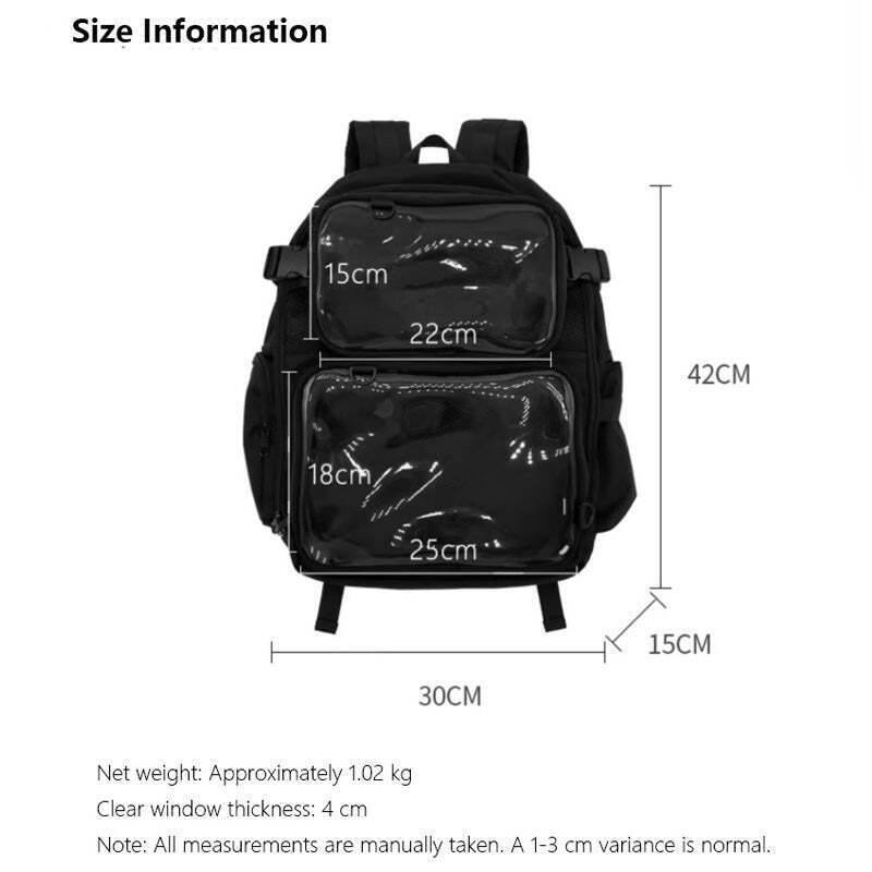 Ita Backpack with Included Insert for Pin Display Ita Backpack with Included Insert for Pin Display