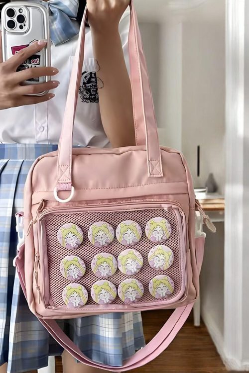 Ita Bag with Clear Window for Pin Display