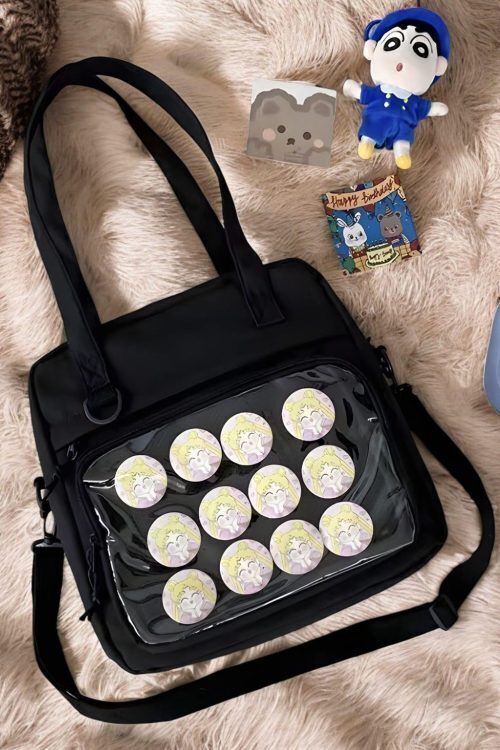 Ita Bag with Clear Window for Pin Display