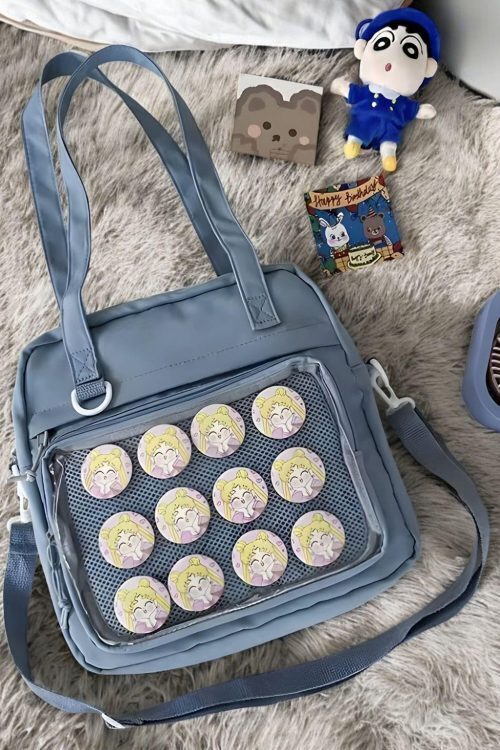 Ita Bag with Clear Window for Pin Display