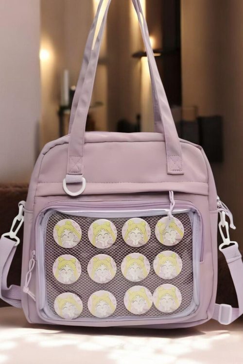 Ita Bag with Clear Window for Pin Display