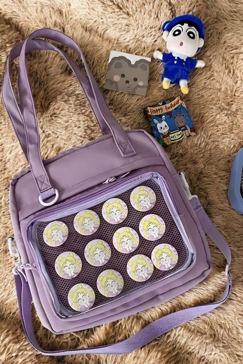 Ita Bag with Clear Window for Pin Display
