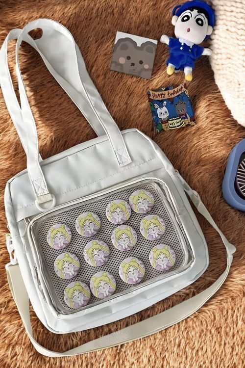 Ita Bag with Clear Window for Pin Display