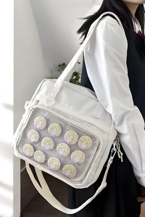 Ita Bag with Clear Window for Pin Display