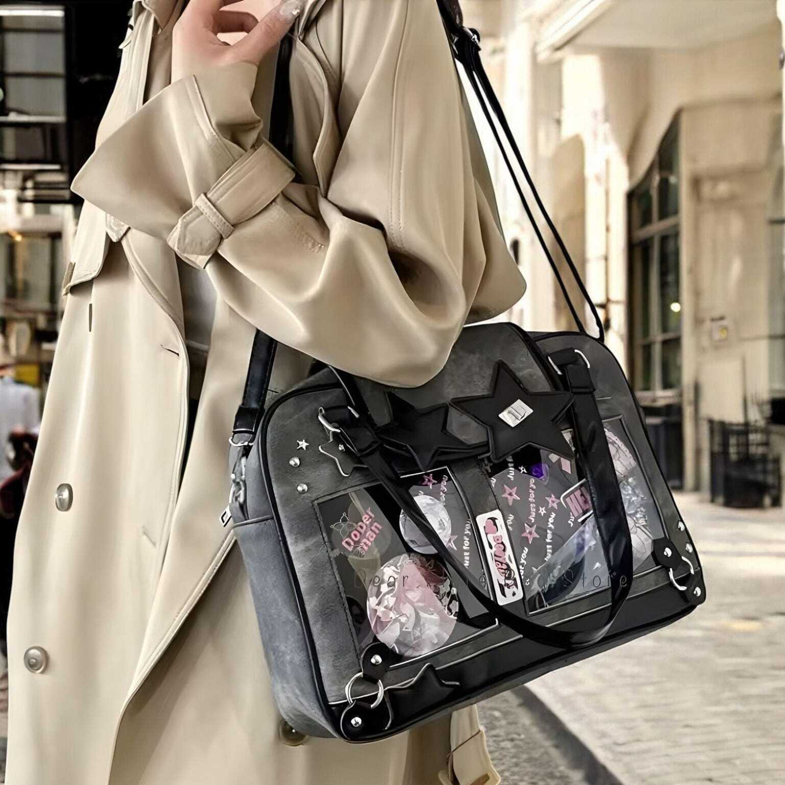 Ita Crossbody Bag for Pin Display Ita Crossbody Bag for Pin Display