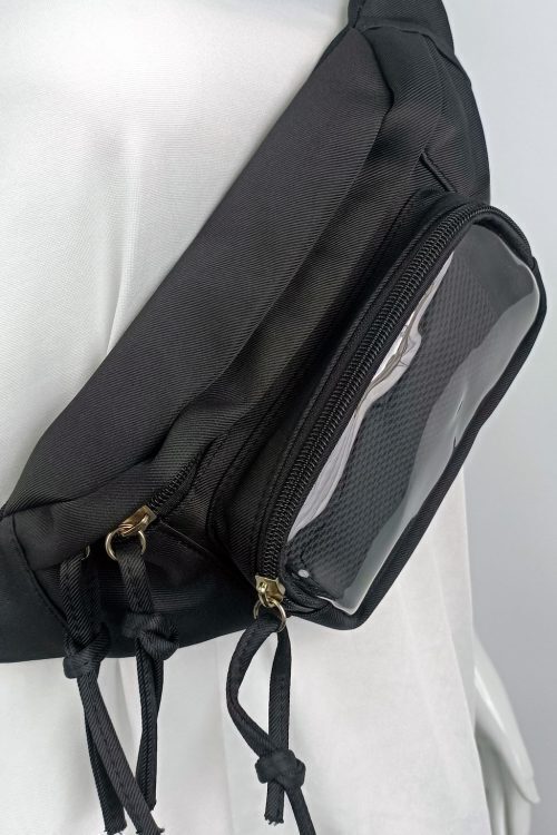 Ita Crossbody Bag with Clear Window and Included Insert for Pin Display