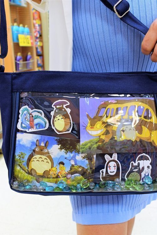 Ita Crossbody Bag with Clear Window for Pin Display